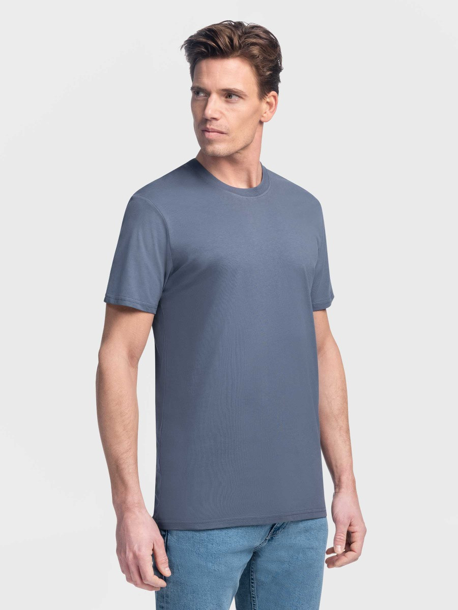 Sydney T-Shirt, 1er-Pack Stone Blue