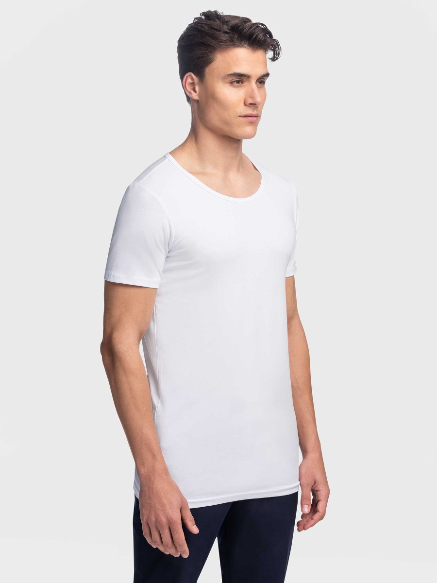 Jakarta T-Shirt, 2er-Pack Weiß 