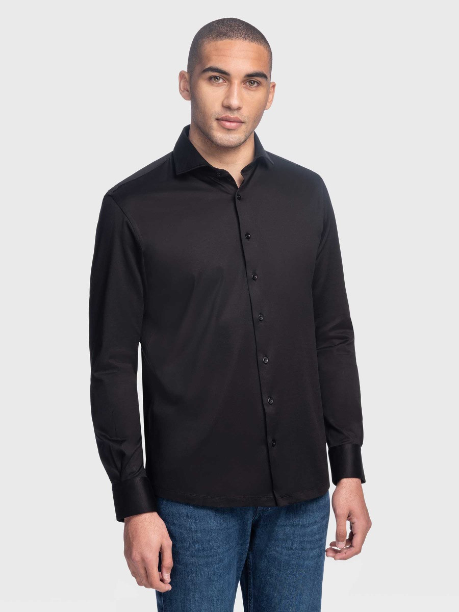 Bergamo Jersey shirt, Zwart