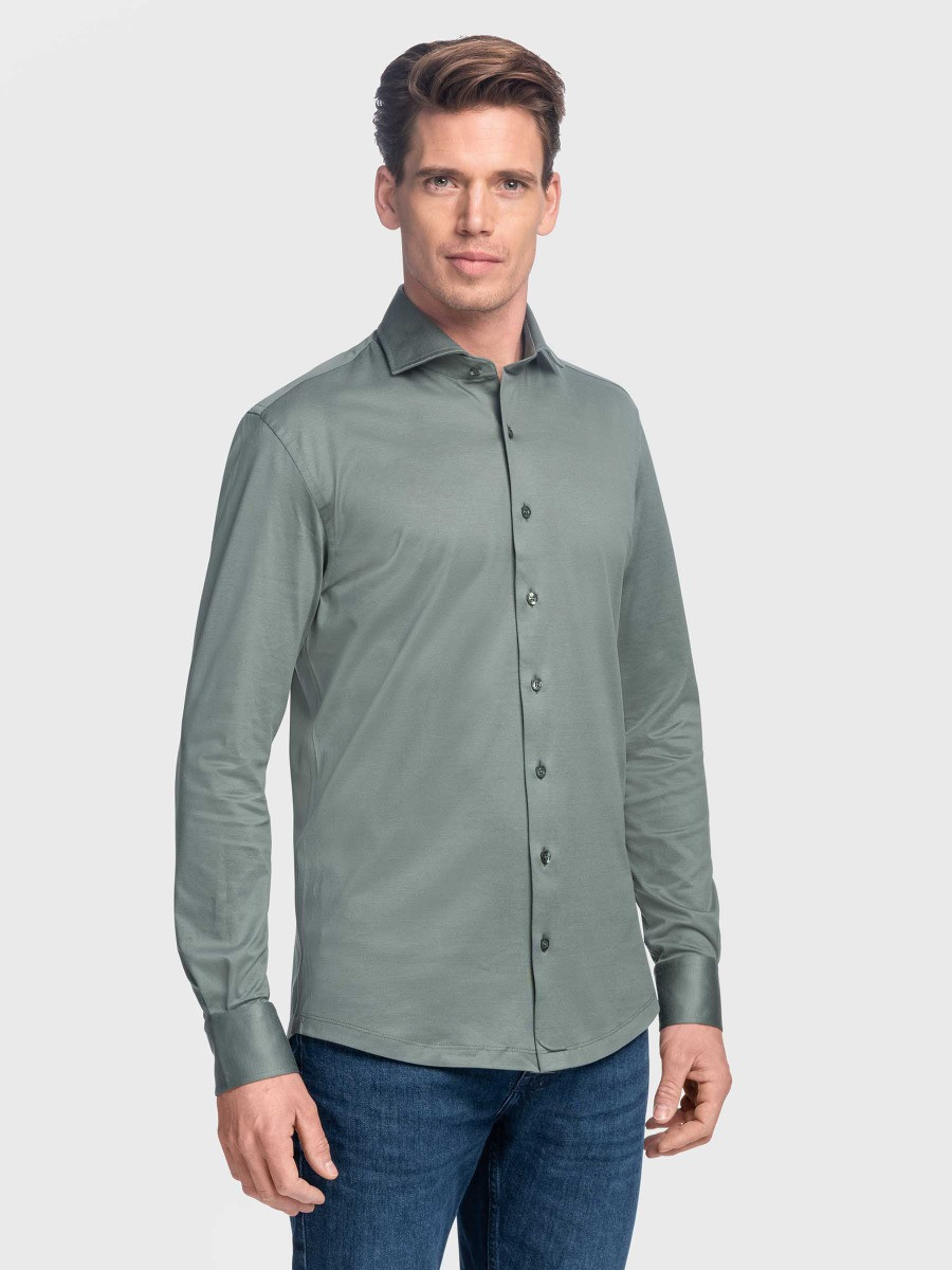 Bergamo Jersey Shirt, Metal green
