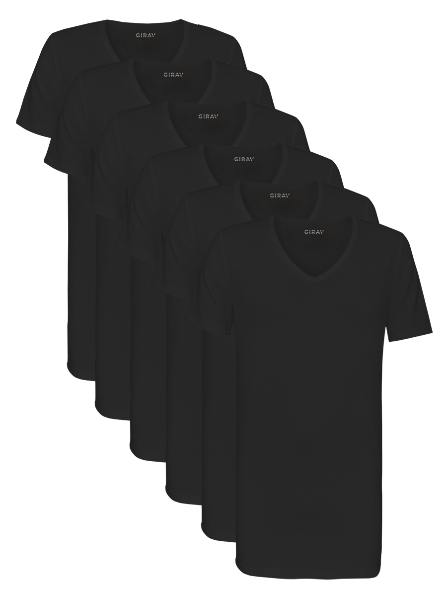 SixPack Hong Kong T-shirts, 6-Pack Black