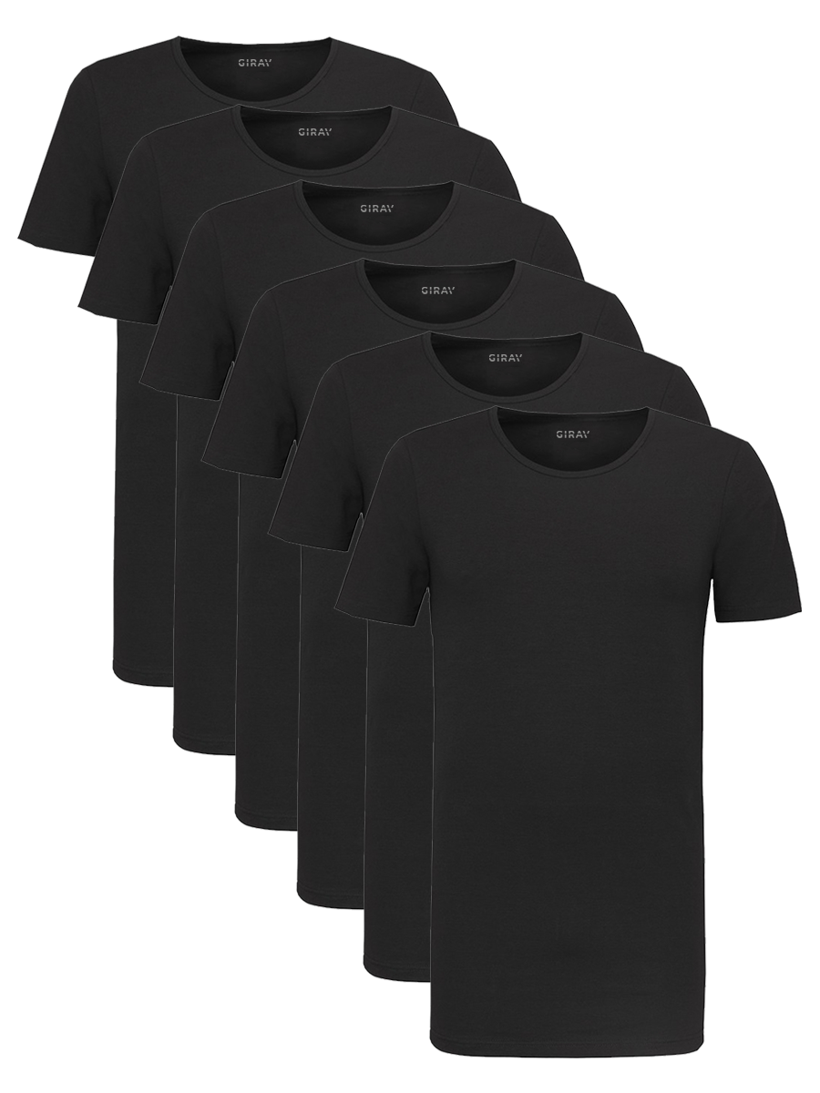 Jakarta SixPack T-shirts, 6-pack Black