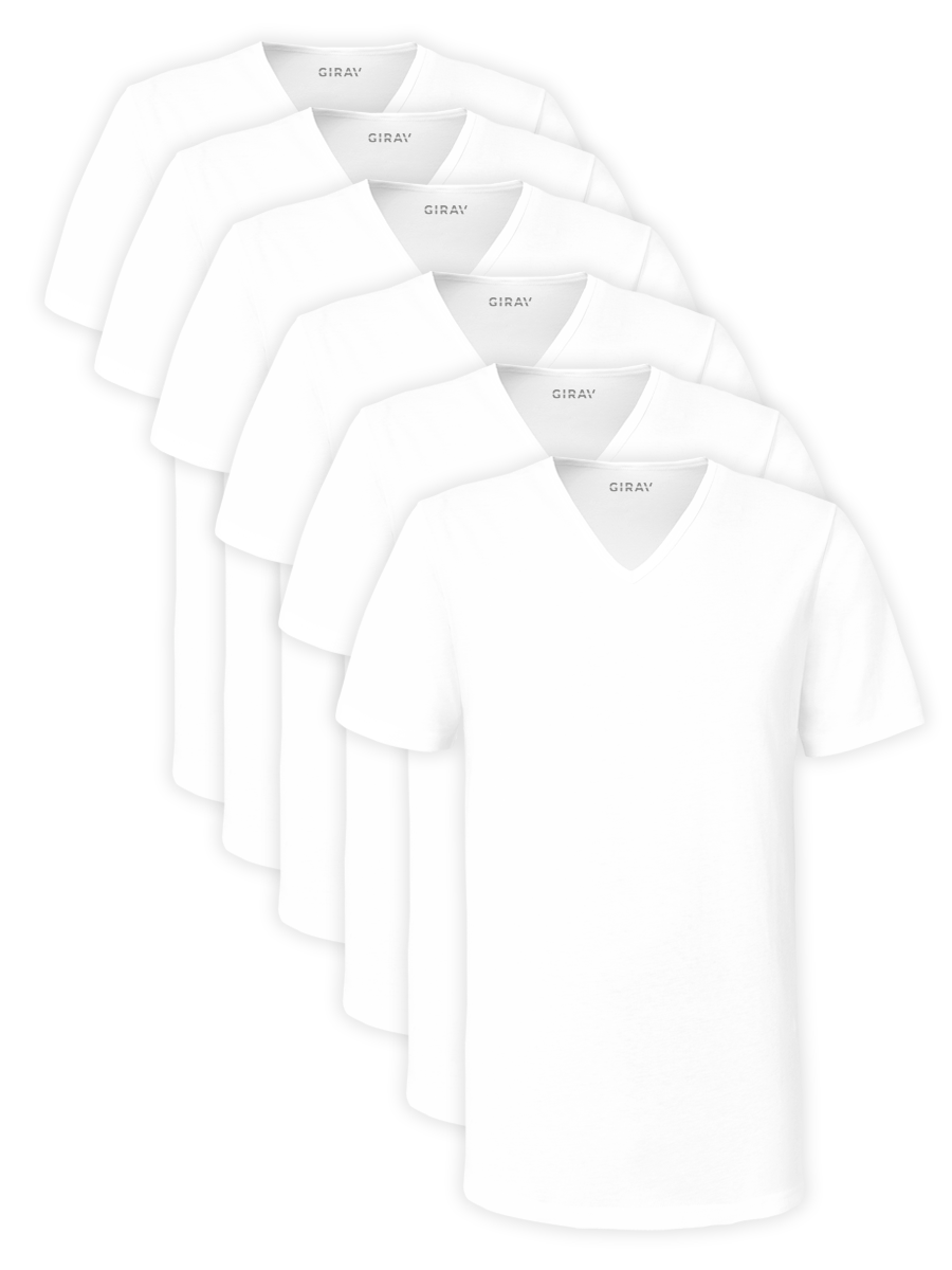SixPack New York T-shirts, 6-Pack White